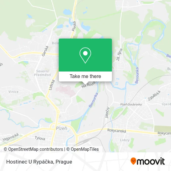 Карта Hostinec U Rypáčka