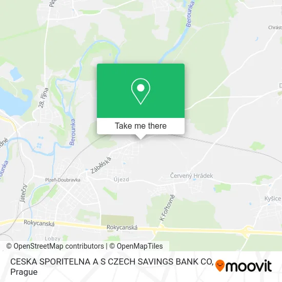 Карта CESKA SPORITELNA A S CZECH SAVINGS BANK CO