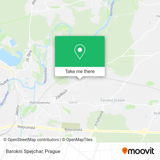 Карта Barokni Spejchar