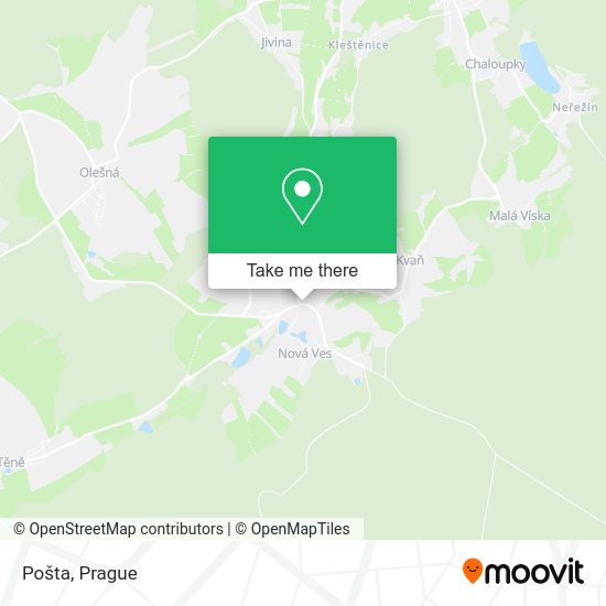 Карта Pošta