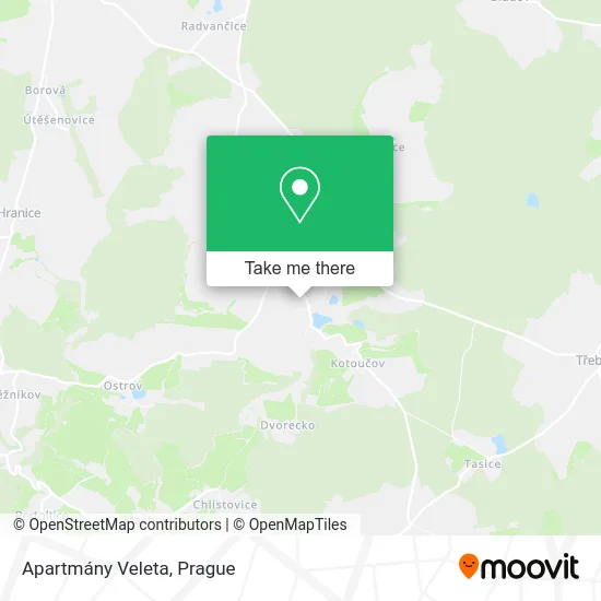 Карта Apartmány Veleta