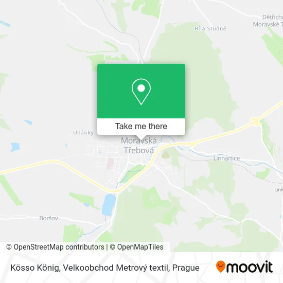 Kösso König, Velkoobchod Metrový textil map