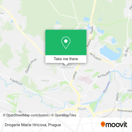 Drogerie Marie Hricova map