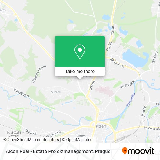 Карта Alcon Real - Estate Projektmanagement