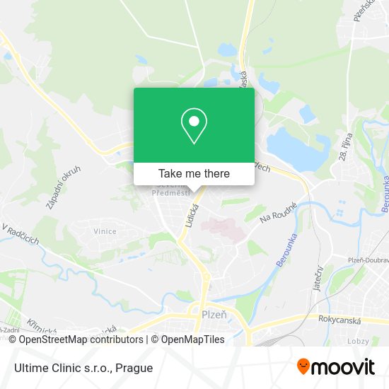 Карта Ultime Clinic s.r.o.