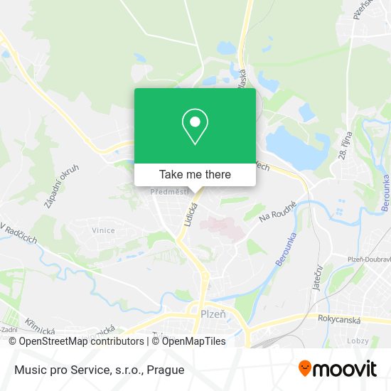 Карта Music pro Service, s.r.o.