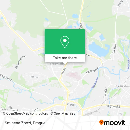 Карта Smisene Zbozi