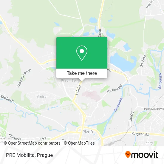 Карта PRE Mobilita