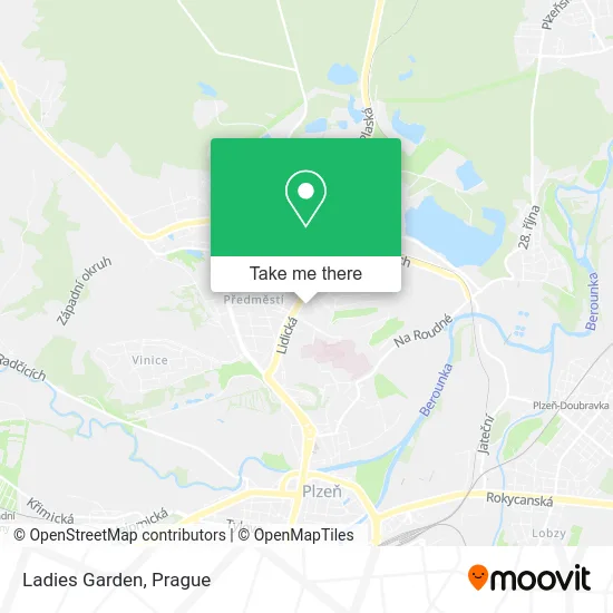 Ladies Garden map