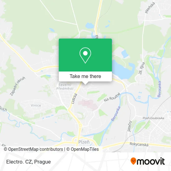 Карта Electro. CZ