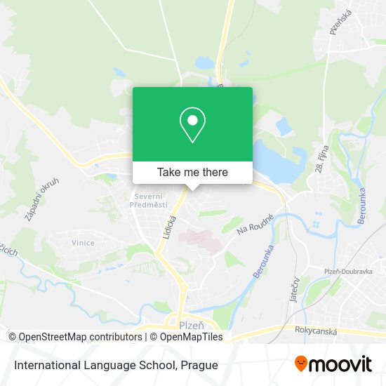Карта International Language School