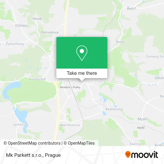 Карта Mk Parkett s.r.o.