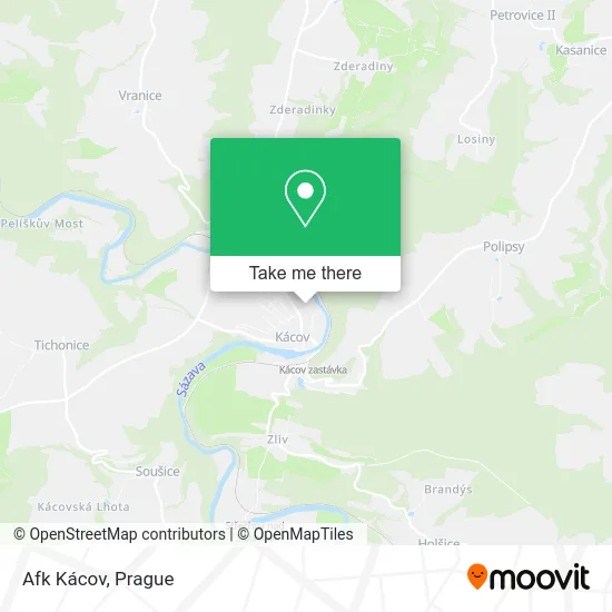 Карта Afk Kácov