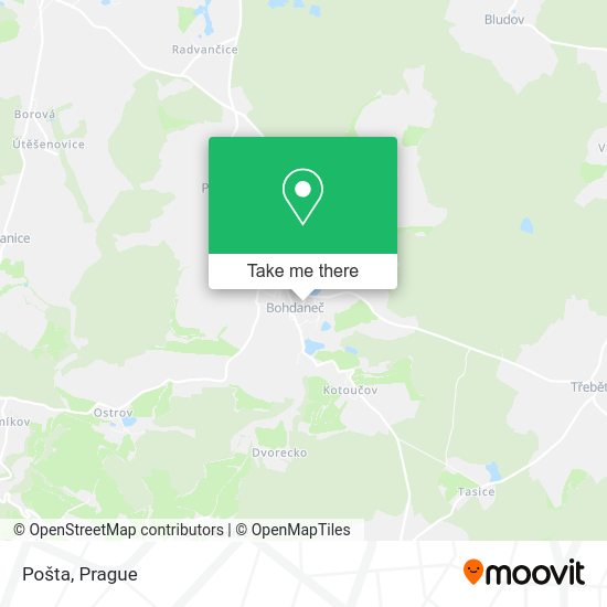 Карта Pošta