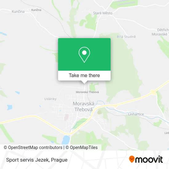 Карта Sport servis Jezek