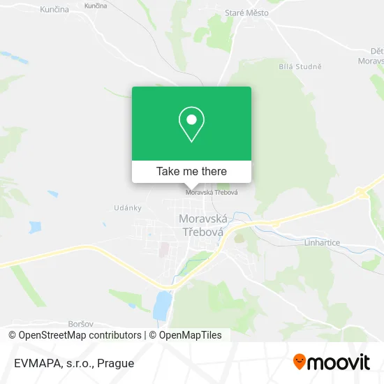 Карта EVMAPA, s.r.o.