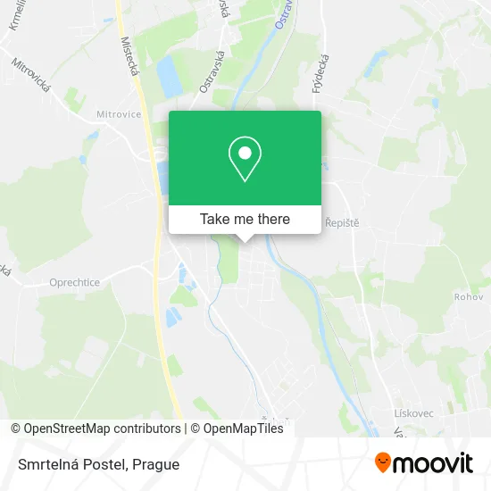 Карта Smrtelná Postel
