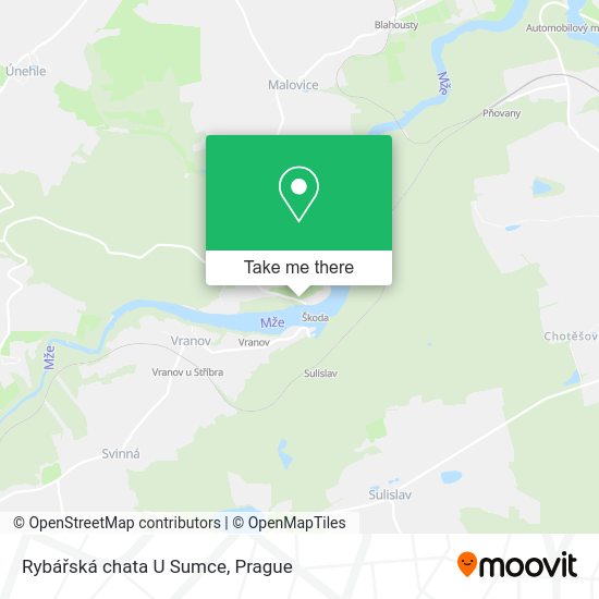 Карта Rybářská chata U Sumce