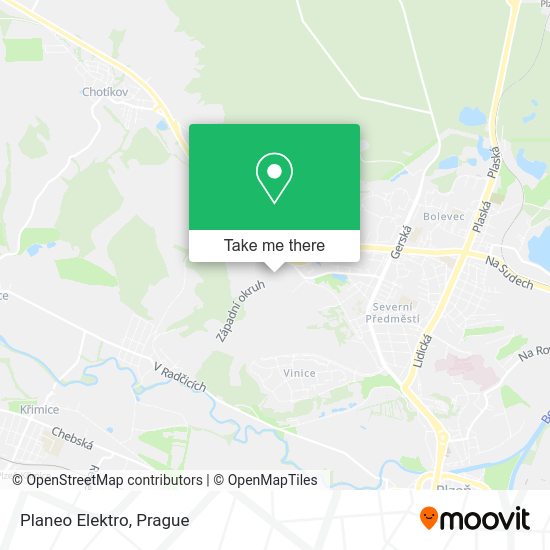 Карта Planeo Elektro