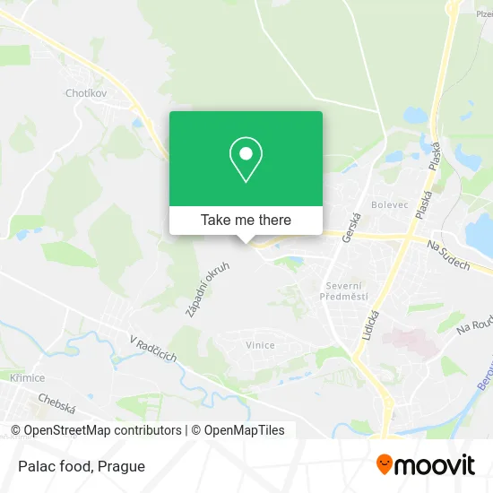 Карта Palac food