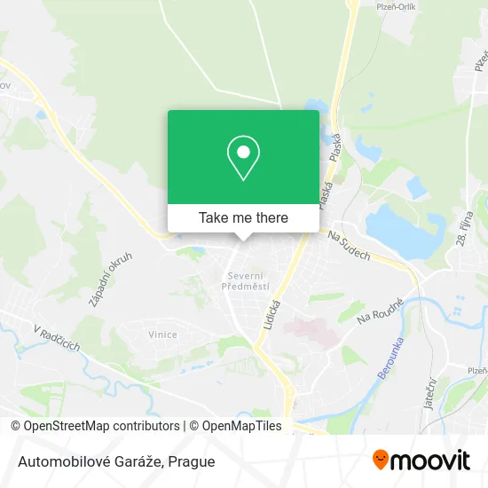 Карта Automobilové Garáže