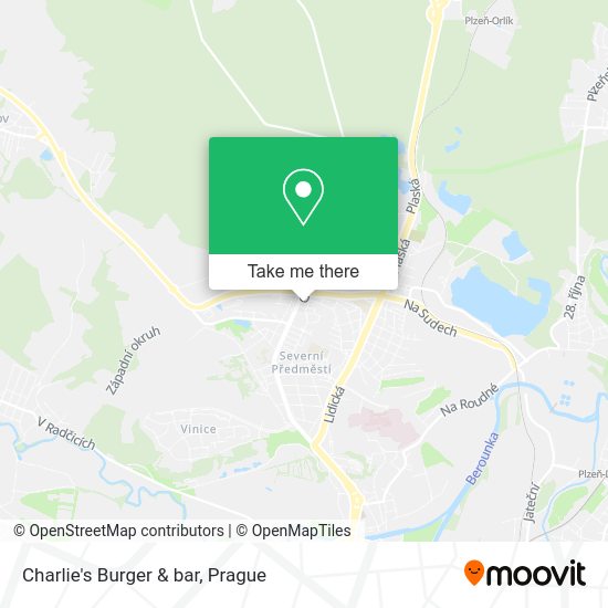 Карта Charlie's Burger & bar