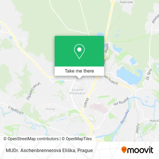 Карта MUDr. Aschenbrennerová Eliška