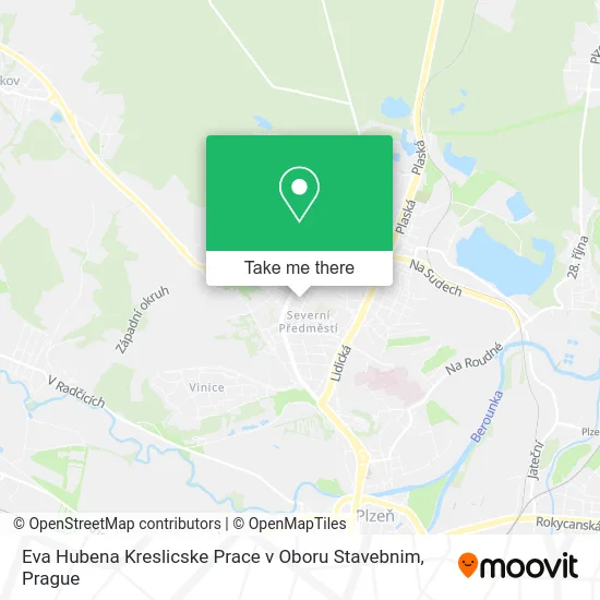 Eva Hubena Kreslicske Prace v Oboru Stavebnim map