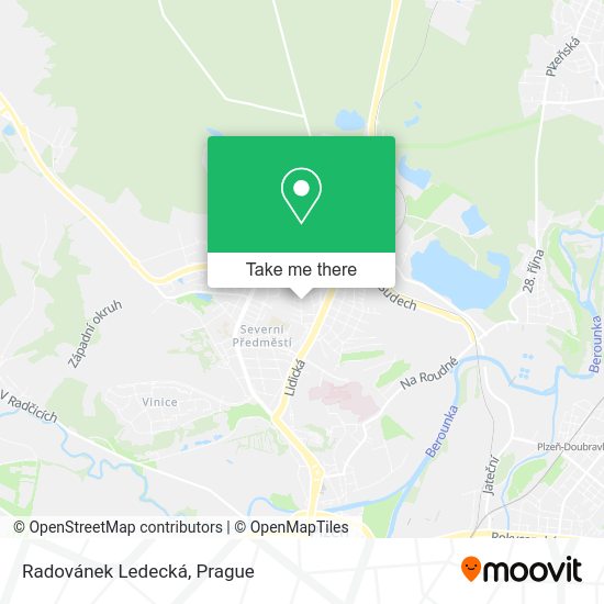 Карта Radovánek Ledecká