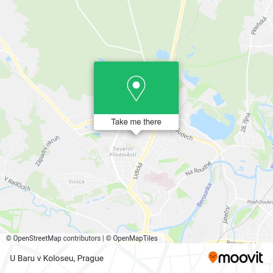 Карта U Baru v Koloseu