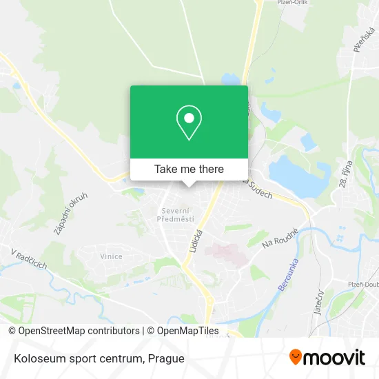 Карта Koloseum sport centrum