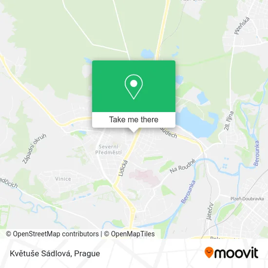 Květuše Sádlová map