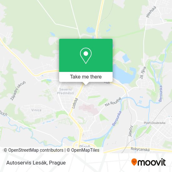 Карта Autoservis Lesák
