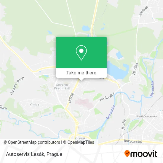 Карта Autoservis Lesák