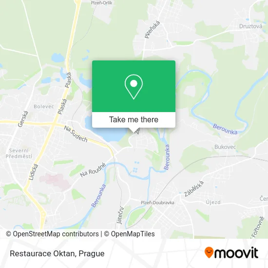 Карта Restaurace Oktan