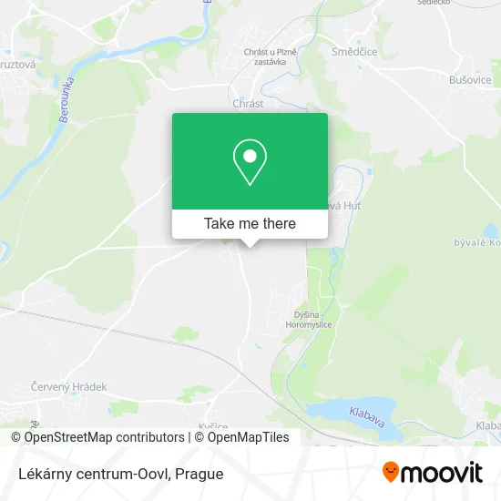 Карта Lékárny centrum-Oovl