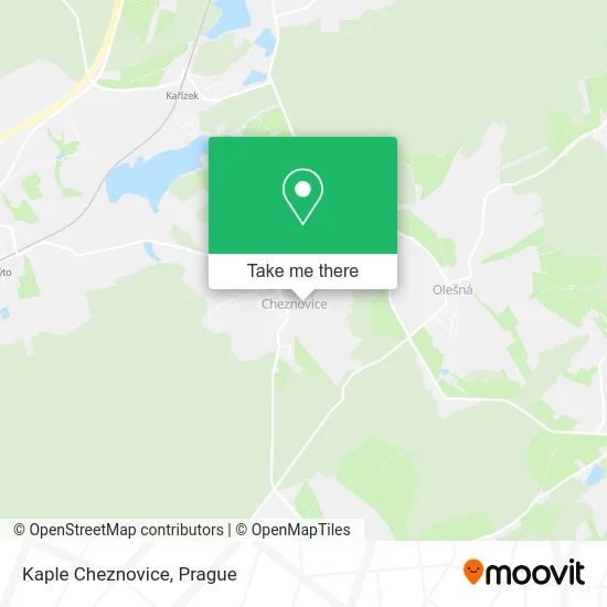 Карта Kaple Cheznovice