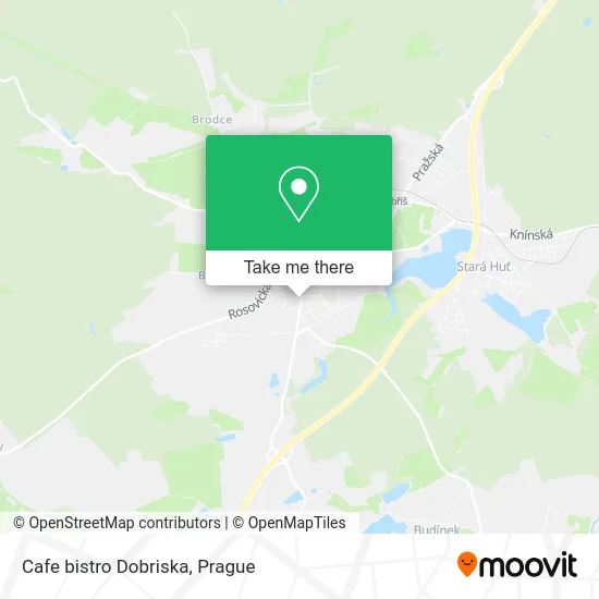Карта Cafe bistro Dobriska