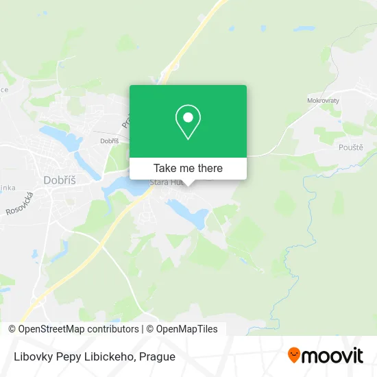Карта Libovky Pepy Libickeho