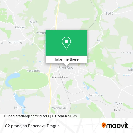 Карта O2 prodejna Benesovt