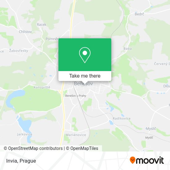 Карта Invia
