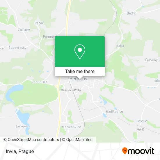 Карта Invia