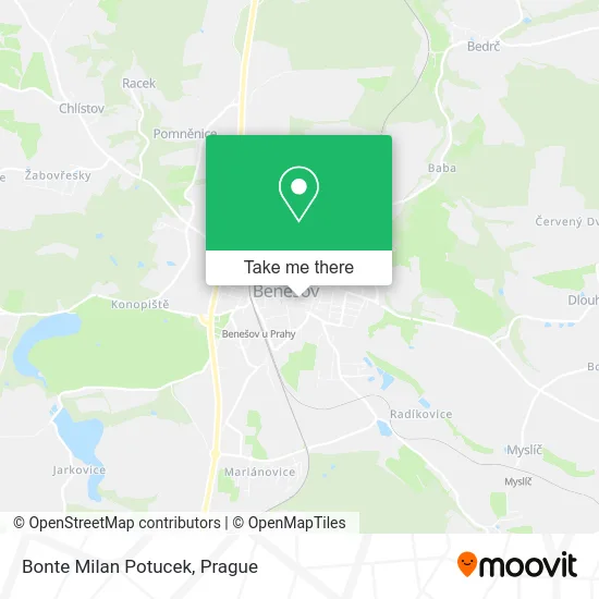 Карта Bonte Milan Potucek