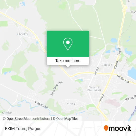 Карта EXIM Tours