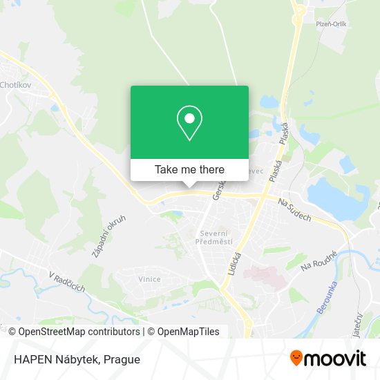 Карта HAPEN Nábytek