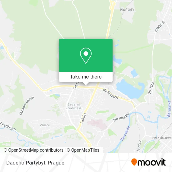 Карта Dádeho Partybyt