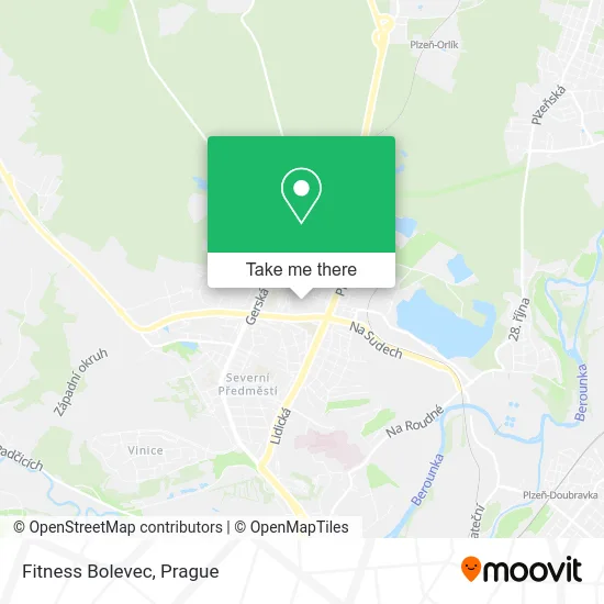 Карта Fitness Bolevec