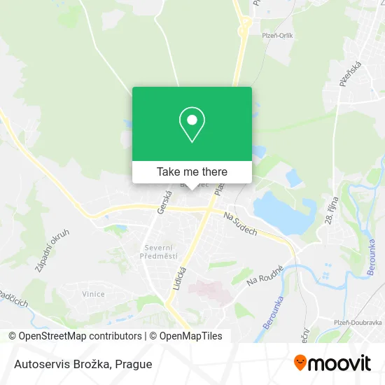 Карта Autoservis Brožka