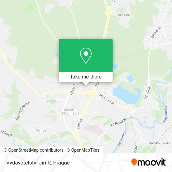 Карта Vydavatelstvi Jiri R