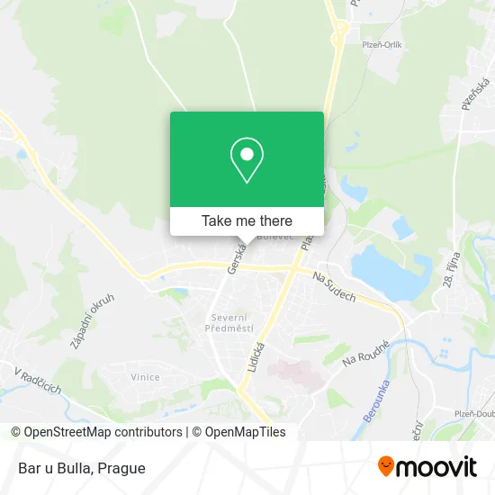 Bar u Bulla map